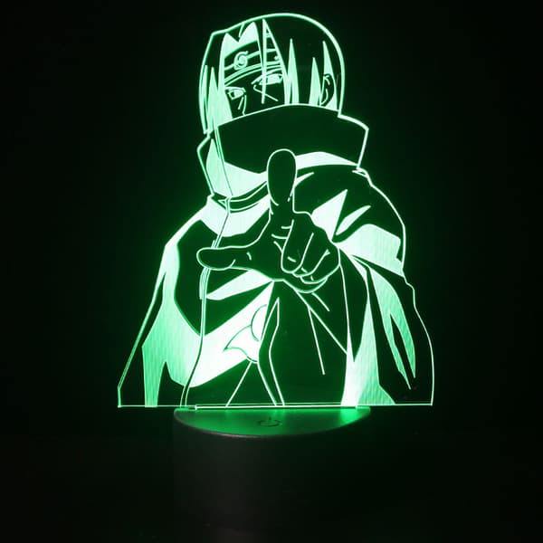 1 stycke Naruto 7 färger byter 3D visuell modellering LED Anime