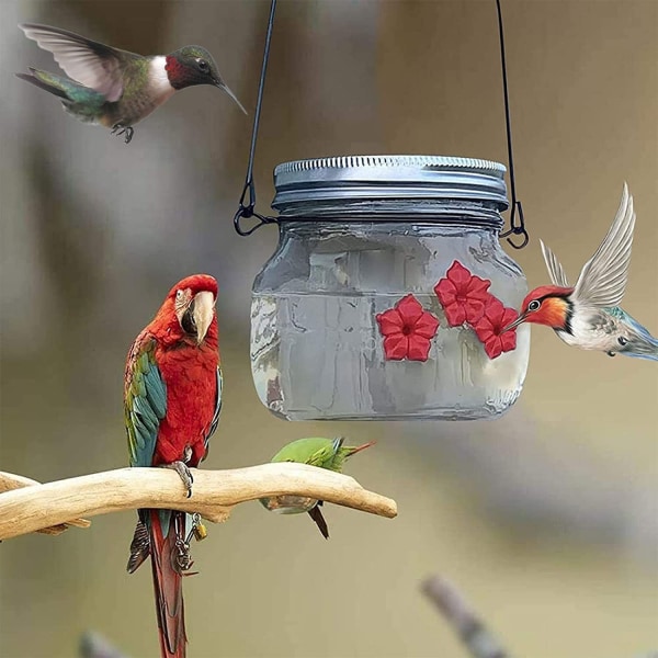 Garden Hummingbird and Bird Water Replenishment Device Flower