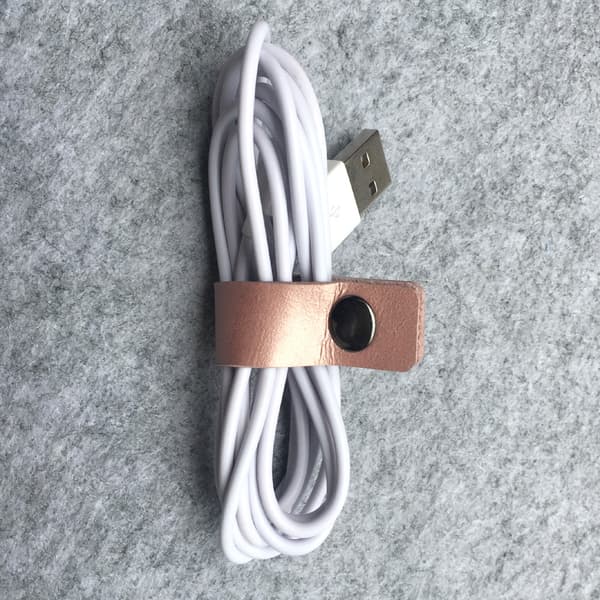 10 Pakker (Ca. 100 x 15 mm) Digital Kabelopbevaring og Læder