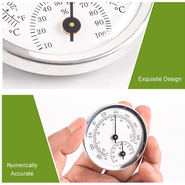 1 st Hygrometer Termometer, Inomhus och Utomhus Thermo