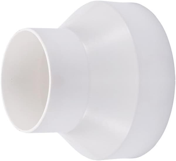 Kanaladapter, Aftrækningsventilator Adapter Kanalreducer til Ventilation