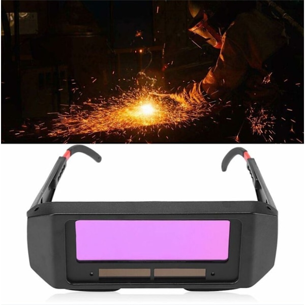 Skyddsglasögon + 10 st skyddande svetsmask anti-dimma mask till
