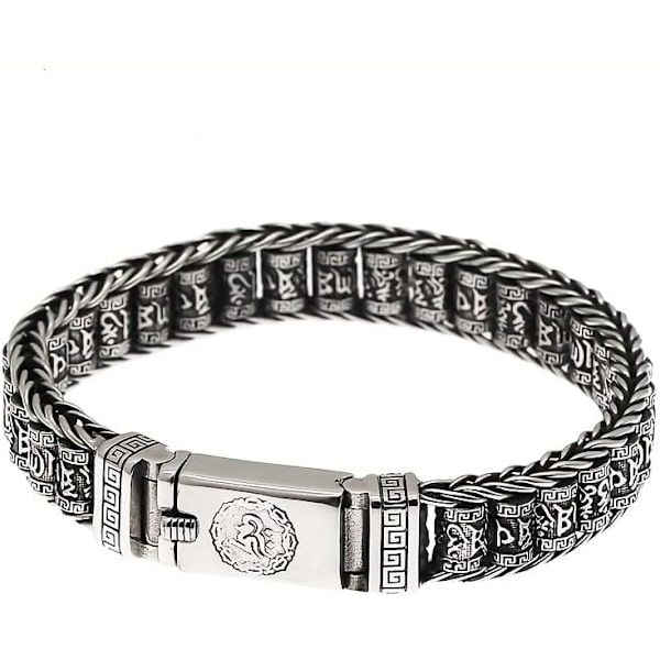 925 Sterling Silver Feng Shui Armband, Lyckoskyddande Armband