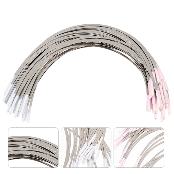25 par damunderkläder bh-bygel reparationskit metall bh-bygel stålringar underkläder bygel bh-tillbehör silver