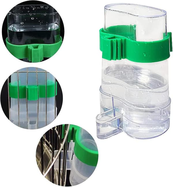 2 st automatisk papegoja vatten dispenser