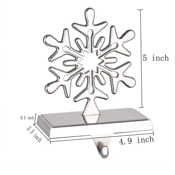 Snowflake Christmas peisstativ, gavekrok, jul