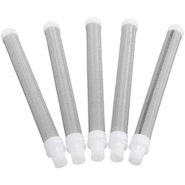 10cm, 5 st, in-line 60 mesh luftlös sprutpistolfilter filter
