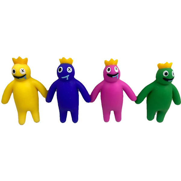 Nye Rainbow Friends Squishy Kawaii Squishy Squish Anime Figur Squishies Langsomt Stigende Stress Relief Squeeze Legetøj Til Børn 5