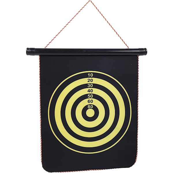 Magnetisk Darttavle for Barn, Dobbeltsidig 12-Tommers Tykk Reversibel Darttavle, Leveres med 4 Dart