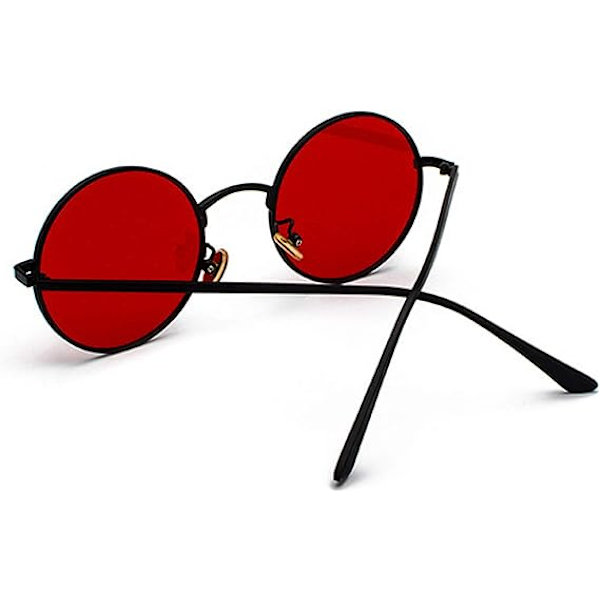 （13.9*142mm）Aurinkolasit Miehille Naisille Retro Vintage Pyöreä Tyyli Aurinkolasit