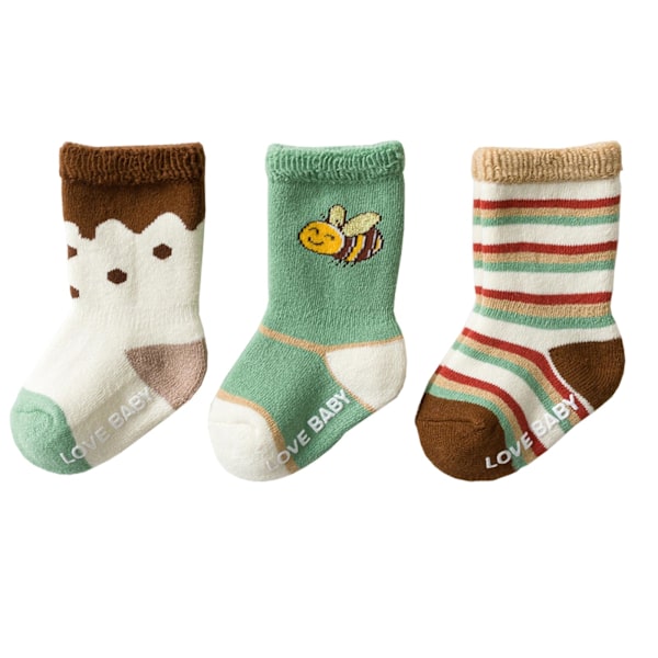 3 par vintervarma tjocka ullsockor