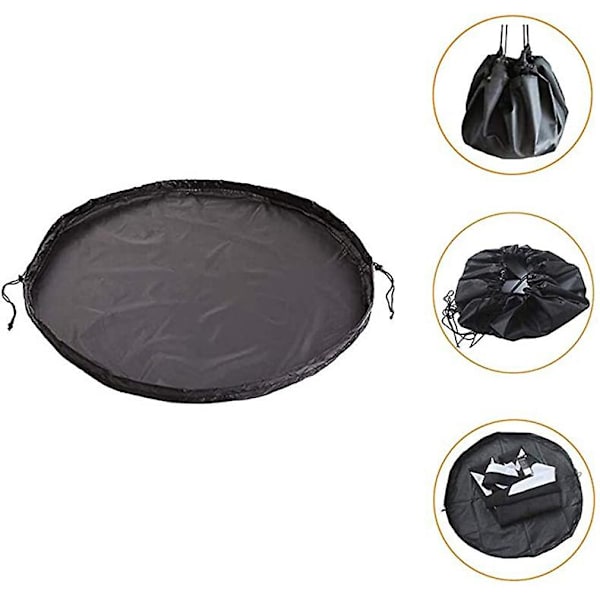2 in 1 Unisex-vaatteiden matto ja vedenpitävä laukku aikuisille, 90 cm