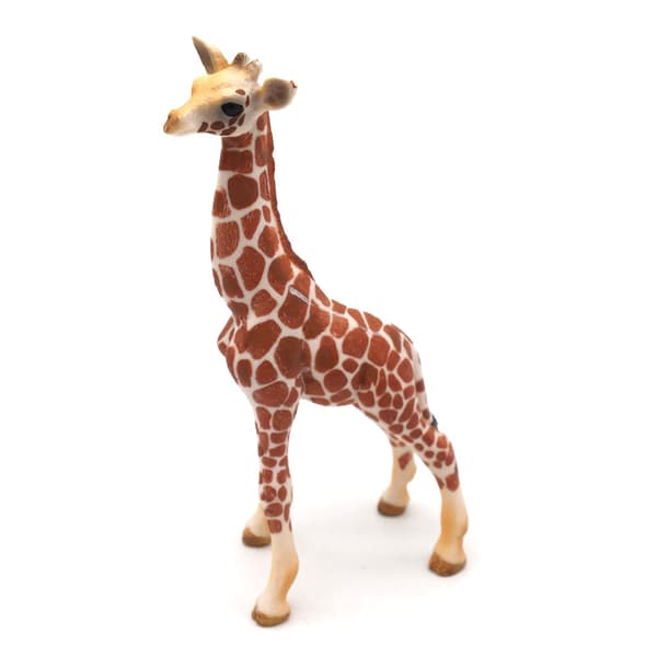3 Giraffemodeller PVC Solid Wildlife Dekorasjon Dipper Tidlig