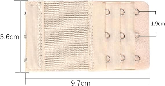 5 stk BH-forlengere, Dame BH-stroppforlengere, Elastiske