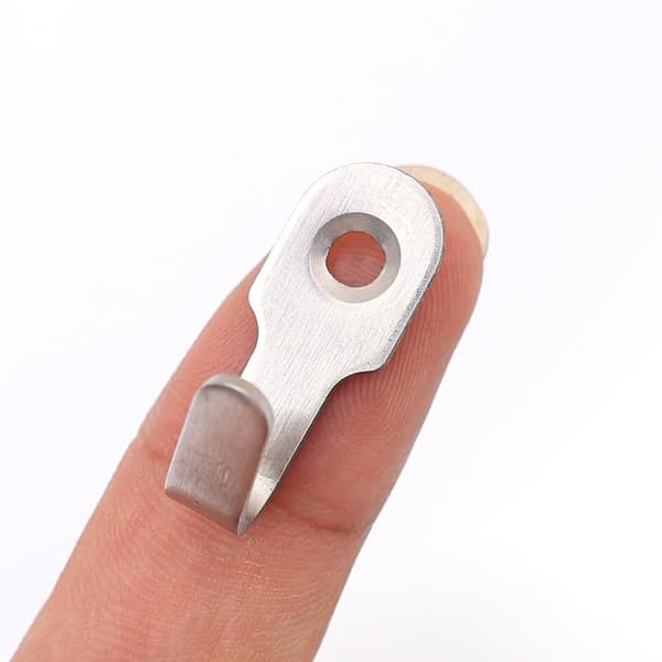 Mini J-krok i rustfritt stål med skruer