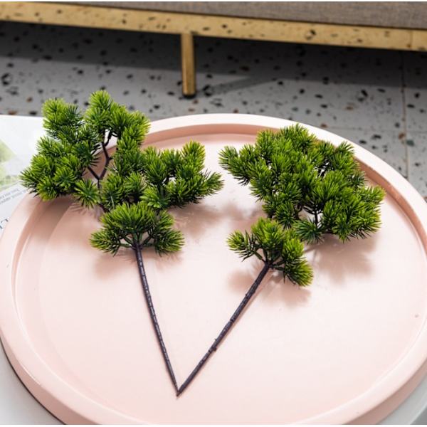 Kunstig Bonsai Plante Realistisk Simuleret Fyrrenål