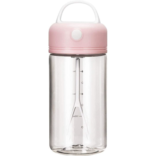 1 stk (Pink) Kaffe- og Mælkeomrøringskop Bærbar Automatisk Blandingskop