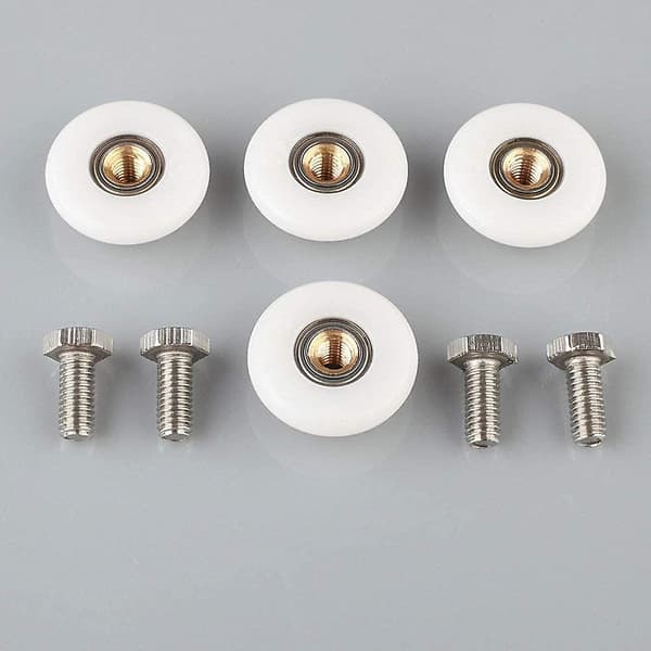 10-pakning dusjdør erstatningsruller (25mm)