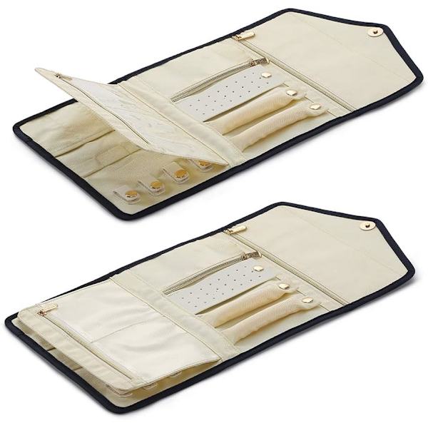 Smykkeruller, Reise Smykkeorganisator, Foldbar Oppbevaringspose for