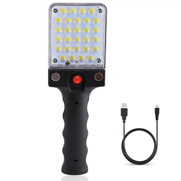1 stk. 28LED arbejdslys USB genopladelig adgangslyg