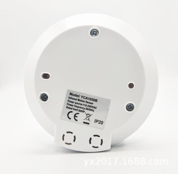 Vit 360° sensor taklampa, Takmontering, Infraröd