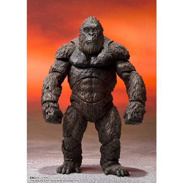 King Kong Actionfigur - King Kong Legetøjsfigur - Godzilla VS. Kong Legetøj