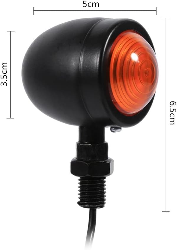 4 stk Motorsykkel Blinklys 12V Vanntette