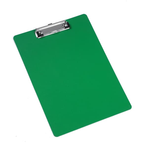 1 stk gul A4 laminert pappklippbrett