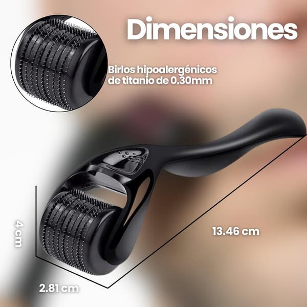 Titanium Ansigtsrulle til Hudpleje 0.3mm