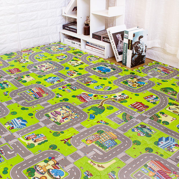 Sydd barns krypmatta Urban Road Pusselspel