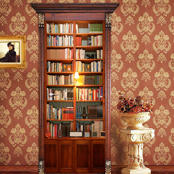 StyleE 77x200cm 3D Ovikelmu Wine Cellar -kuvamuuri Trompe