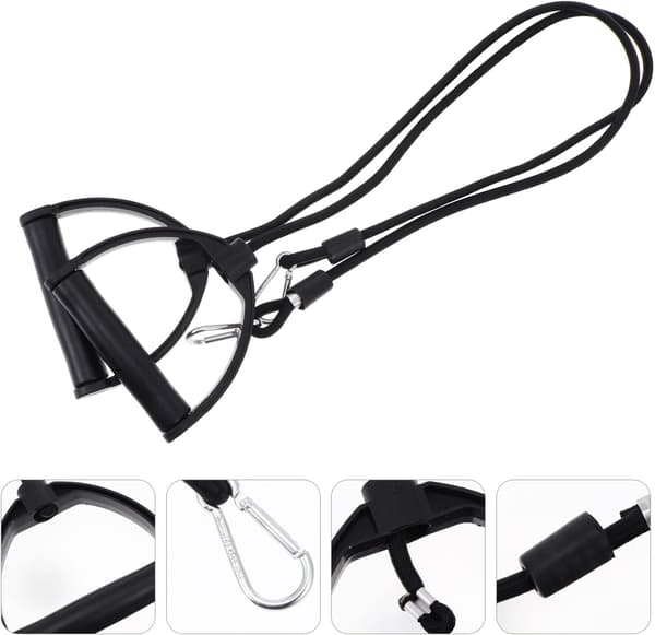 2 stycken elastiska dragrep fitnessutrustning tillbehör