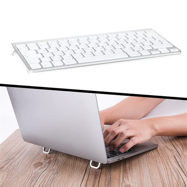 1 sett med 2 bærbare laptopstativer