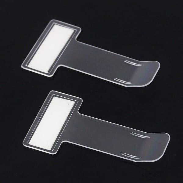 12 stk. plastbillettklips parkeringsbillettklips