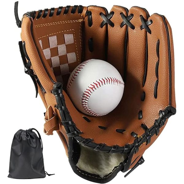 Baseball käsineet pehmeä softball käsineet säädettävät vasen käsineet