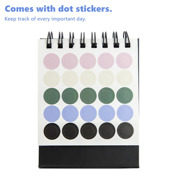 1 sort mini bordkalender