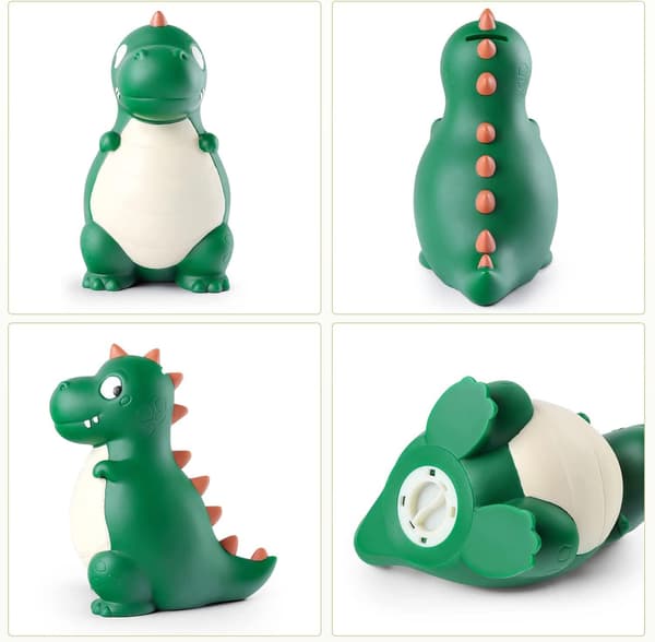 Dinosaurie Spargris Stor Plast Spargris Pengar Box för Barn