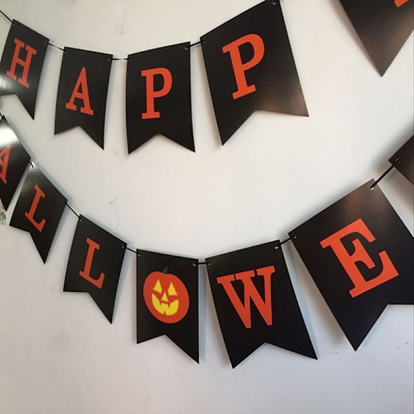 Onnellinen Halloween-vetolippuja, Halloween-juhlan koristelipun
