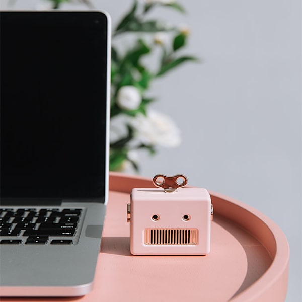 1 kpl Bluetooth-kaiuttimet Mini söpö robotti Kannettava langaton