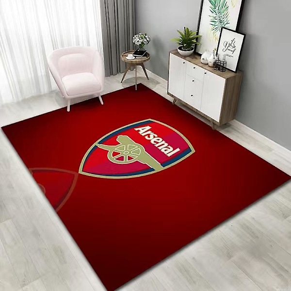 Vintage kvadratiska mattor mjuka halkfria hög vattenabsorption matta för studierum Arsenal