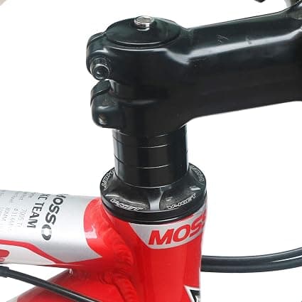 Hovedet Spacer med Stem Top Cap Headset Stjernenød Sort Farve