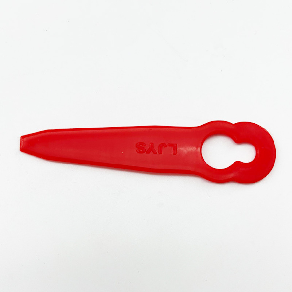 Sett med 100 kniver, polycut 2 - 2 flate brede gressklipperblad i plast