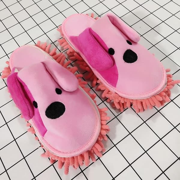 1 par tøfler Gulvrensende mopper Gulvrensende mopper