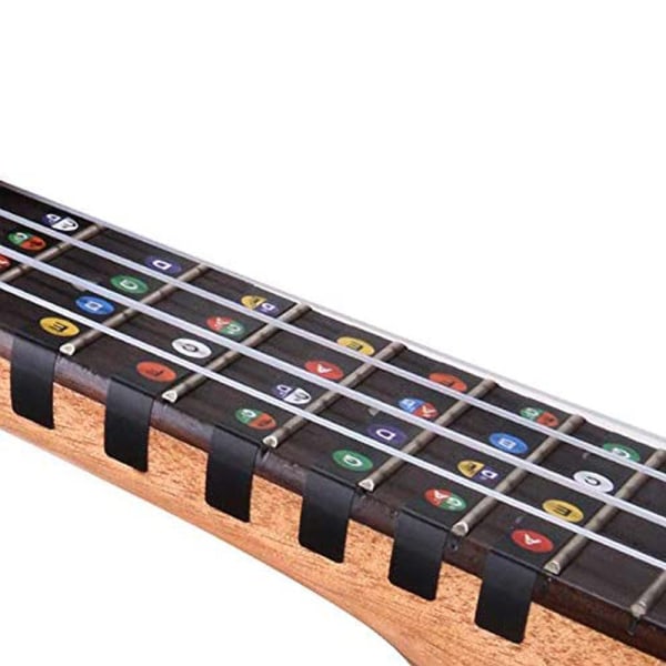 4 stk Ukulele Skala Klistremerker Hals Panel Klistremerker for Begynnere