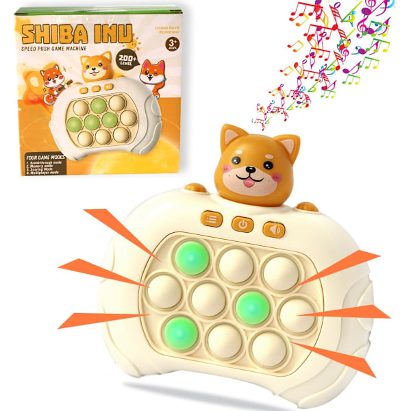Snabb Tryck-Bubbla Spel för Barn & Vuxna, Mini-Handhållen Snabbhastighet Tryckspel, Stressavlastande Pop Fidget Spel Leksaker