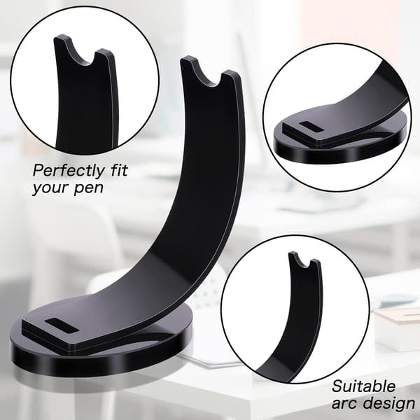 2 stk. Akryl elektronisk penneholder Pen Display Stand Blyant D