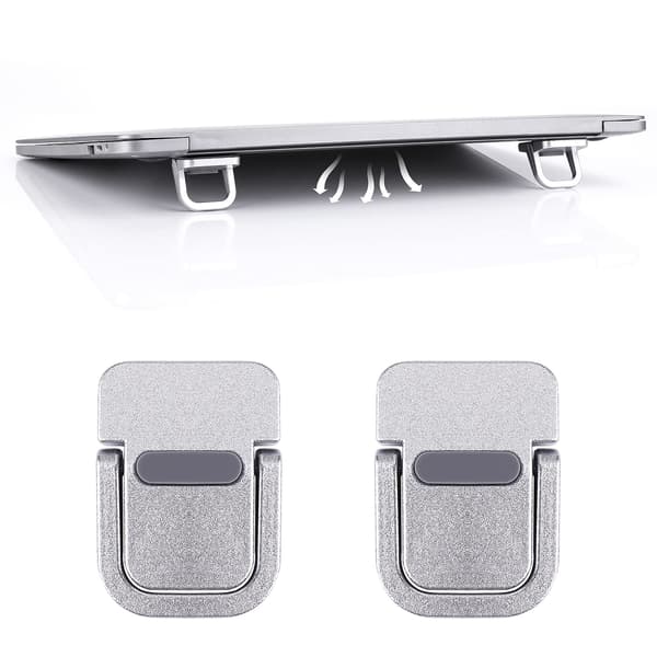 1 set med 2 bärbara laptopstativ
