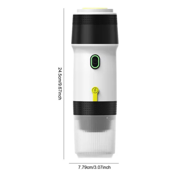 60 ml Kannettava Mini Espresso Kahvinkeitin Kapseleille ja Jauheelle