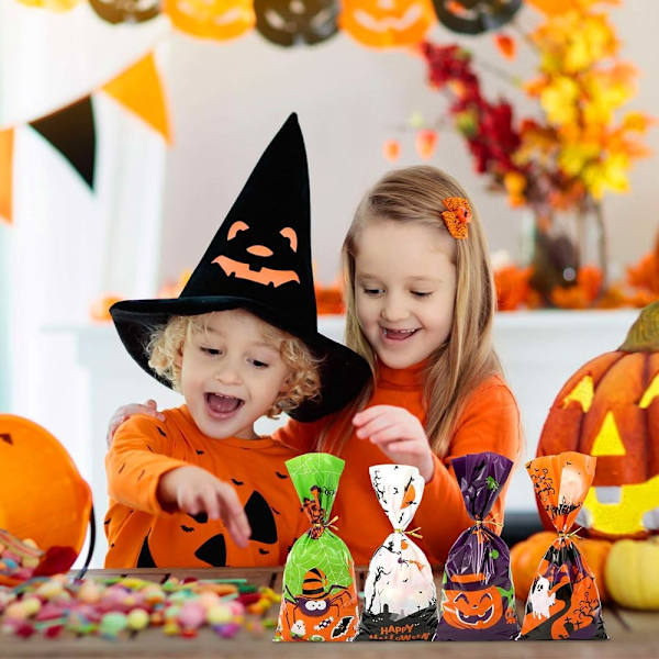 100 kpl Halloween-makeispussit, 160 kpl makeispussit, karkkipussi, lahjapussi, 