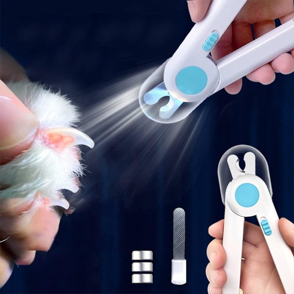 Nail Clippers with LED Light for Dogs Cats, Nail Scissors for